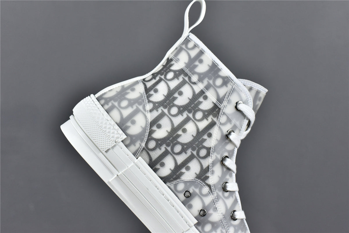 D!OR B23 High-Top Oblique Canvas
