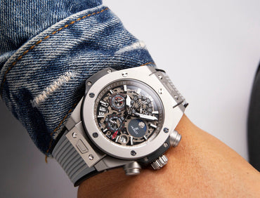 HBT Grey - Hollow 904L Steel - Grey Rubber - Quartz - 42mm
