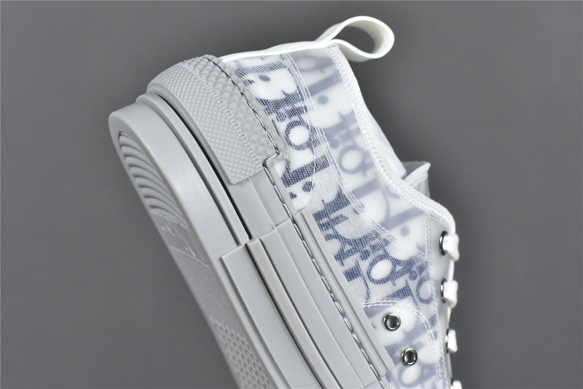 D!OR B23 Low-Top Navy Blue Oblique Canvas