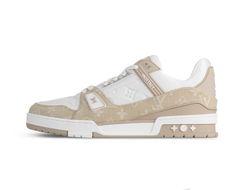 LV Trainer Sneaker Beige