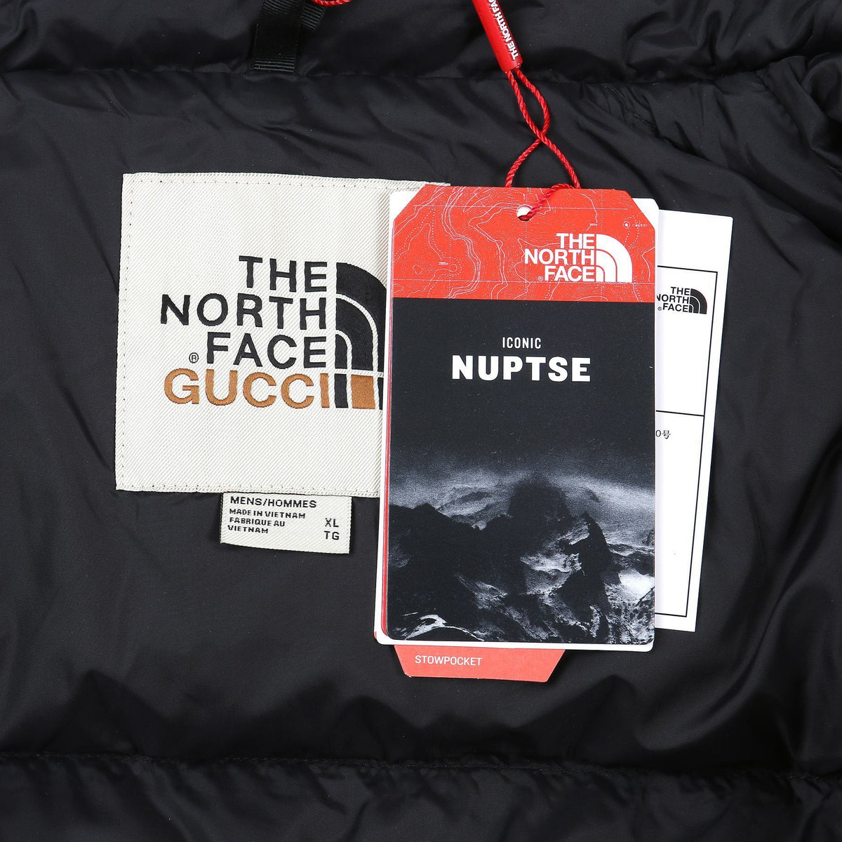 The North Face Down Jacket Gucci