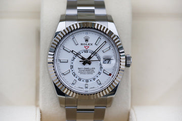 Rolx White SKY-DWELLER 42mm 2021