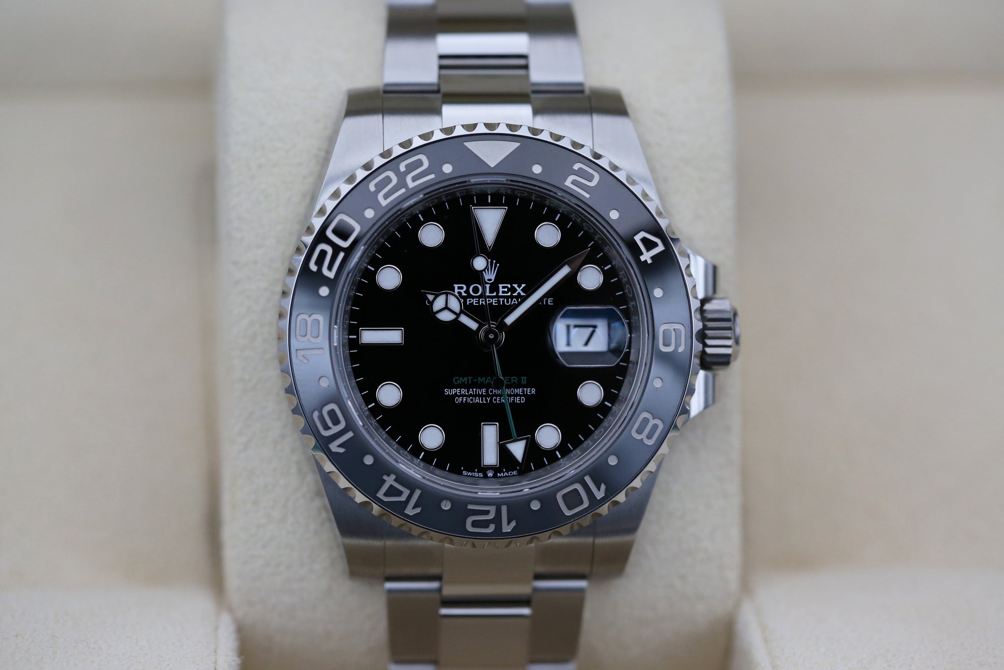 Rolx Black GMT MASTER II 40mm 2024 Bruce Wayne