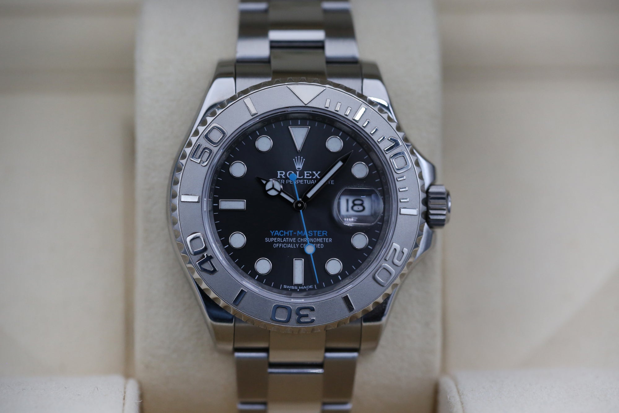 Rolx Rhodium YACHT-MASTER 40mm 2018