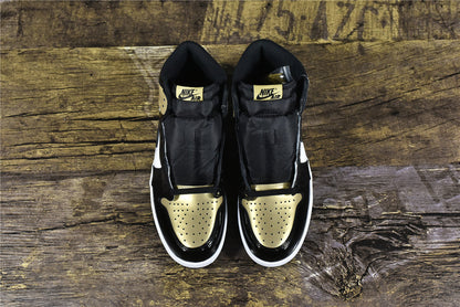 AJ 1 High 'Gold Toe Patent'
