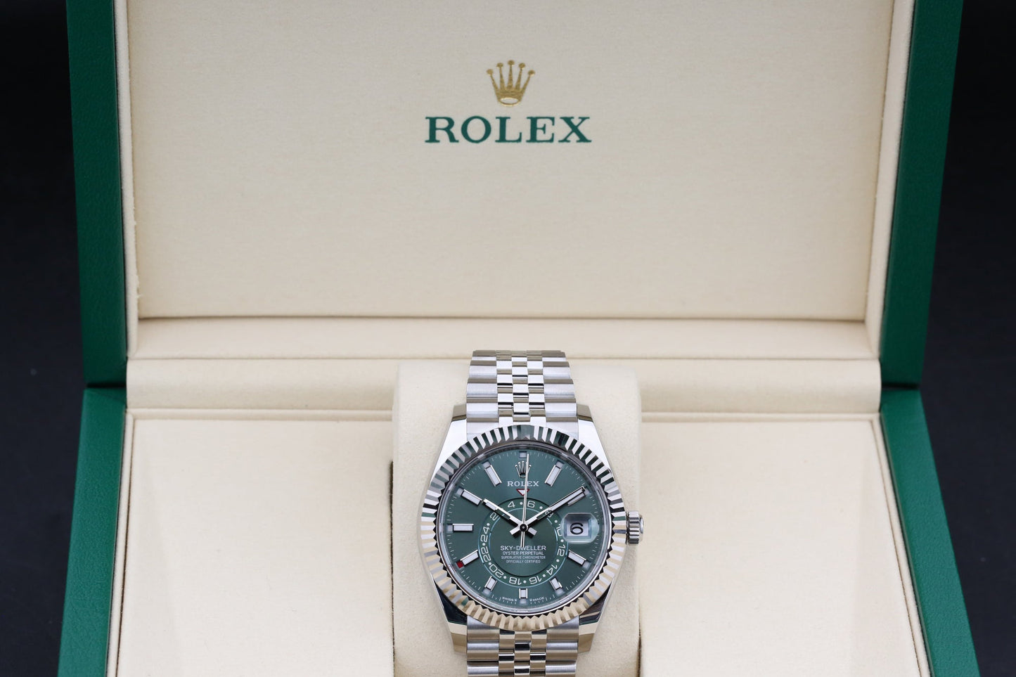 Rolx Green SKY-DWELLER 42mm 2025