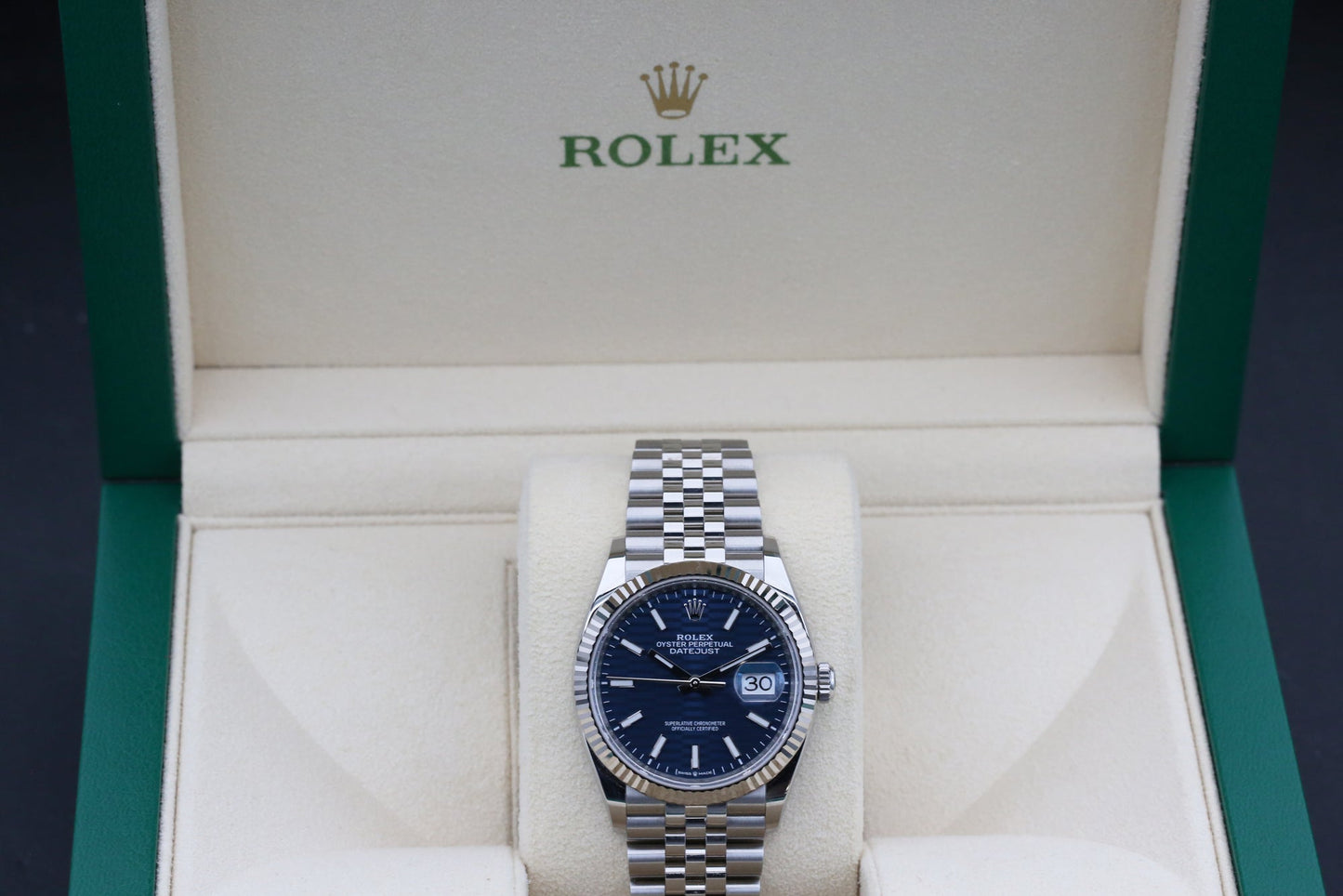 Rolx Blue Motif DATEJUST 36mm 2023