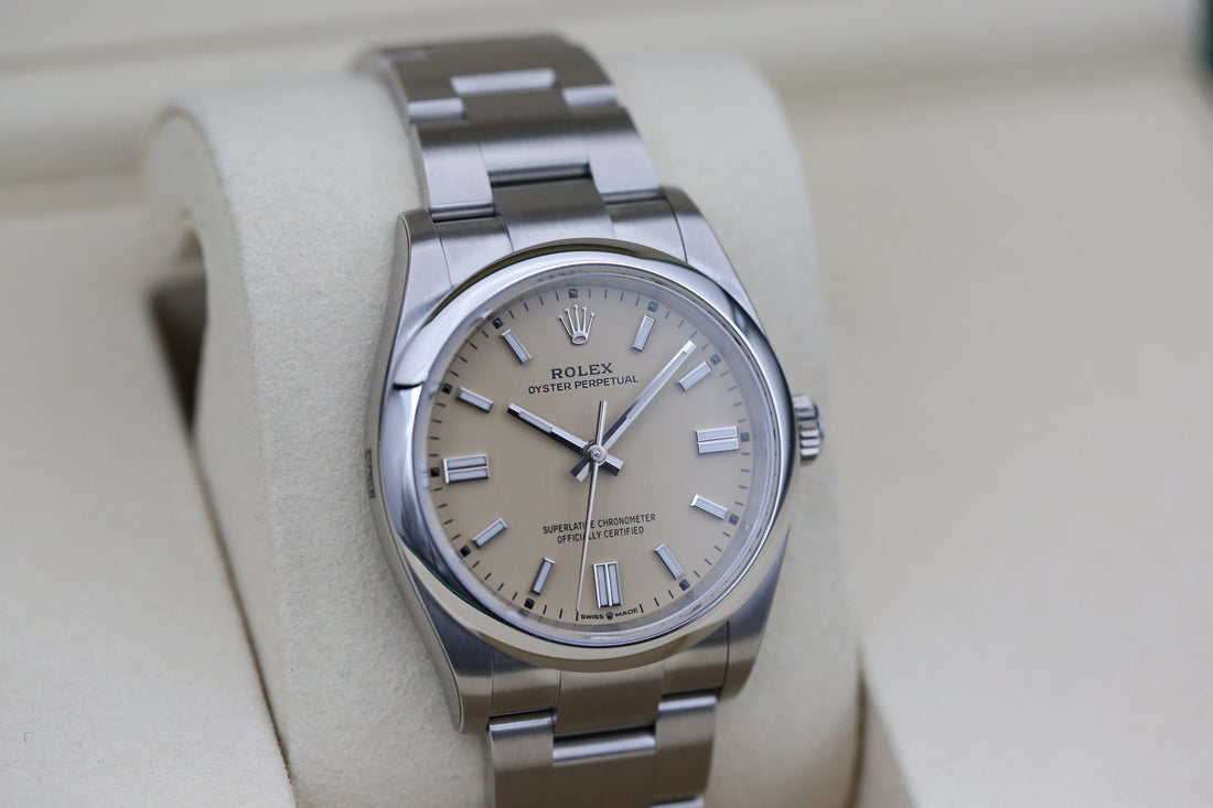 Rolx Beige OYSTER PERPETUAL 36mm 2025