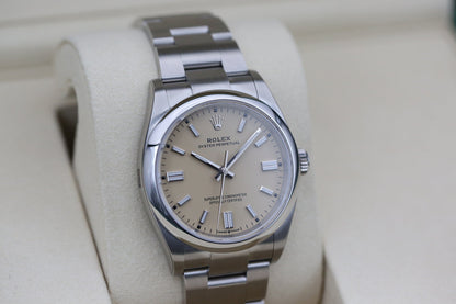 Rolx Beige OYSTER PERPETUAL 36mm 2025