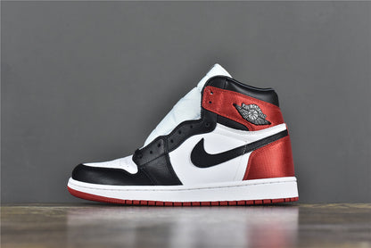 AJ 1 High 'Satin Black Toe'