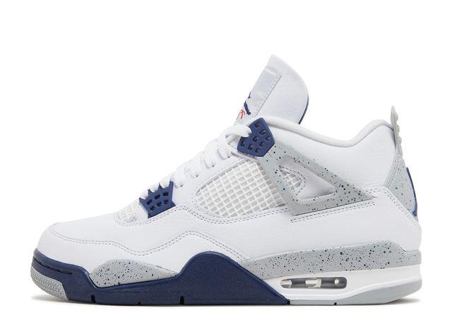 AJ 4 Retro 'White Midnight Navy'
