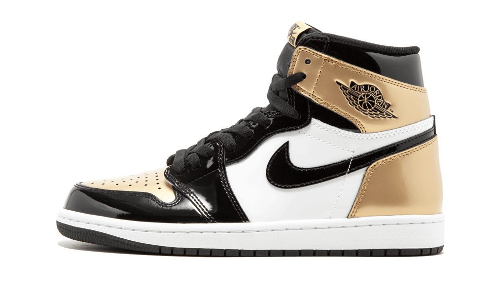 AJ 1 High 'Gold Toe Patent'