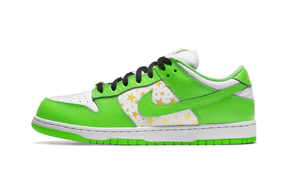 SB Dunk Low 'SUPREME' Mean Green