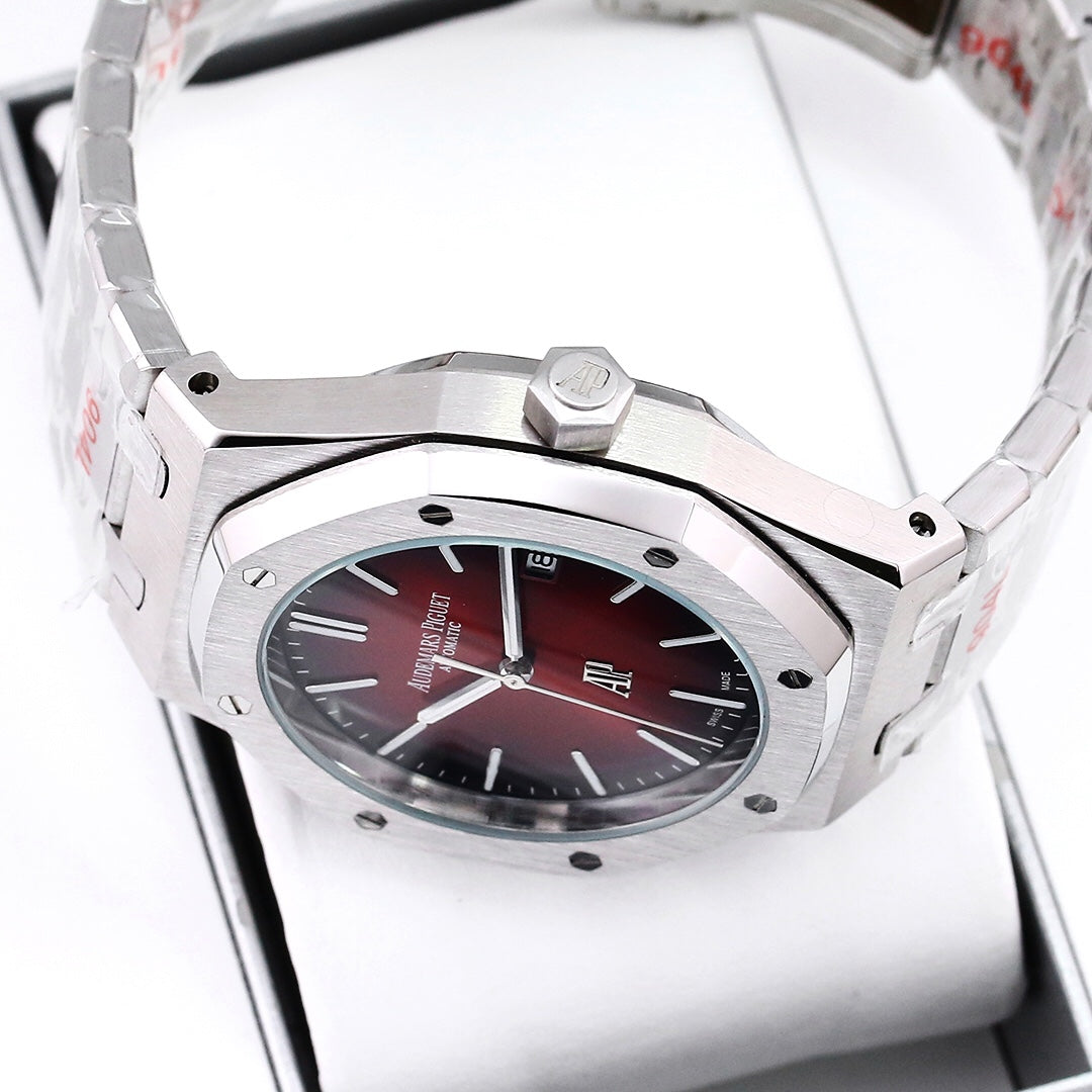 Audermaus Red - 904L White Steel - Automatic - 41mm