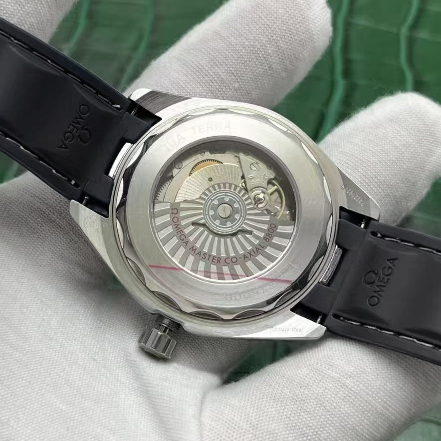OMEGA Green Black- Black Rubber - Automatic - 41mm