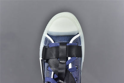 D!OR B23 High-Top Blue Technical Canvas