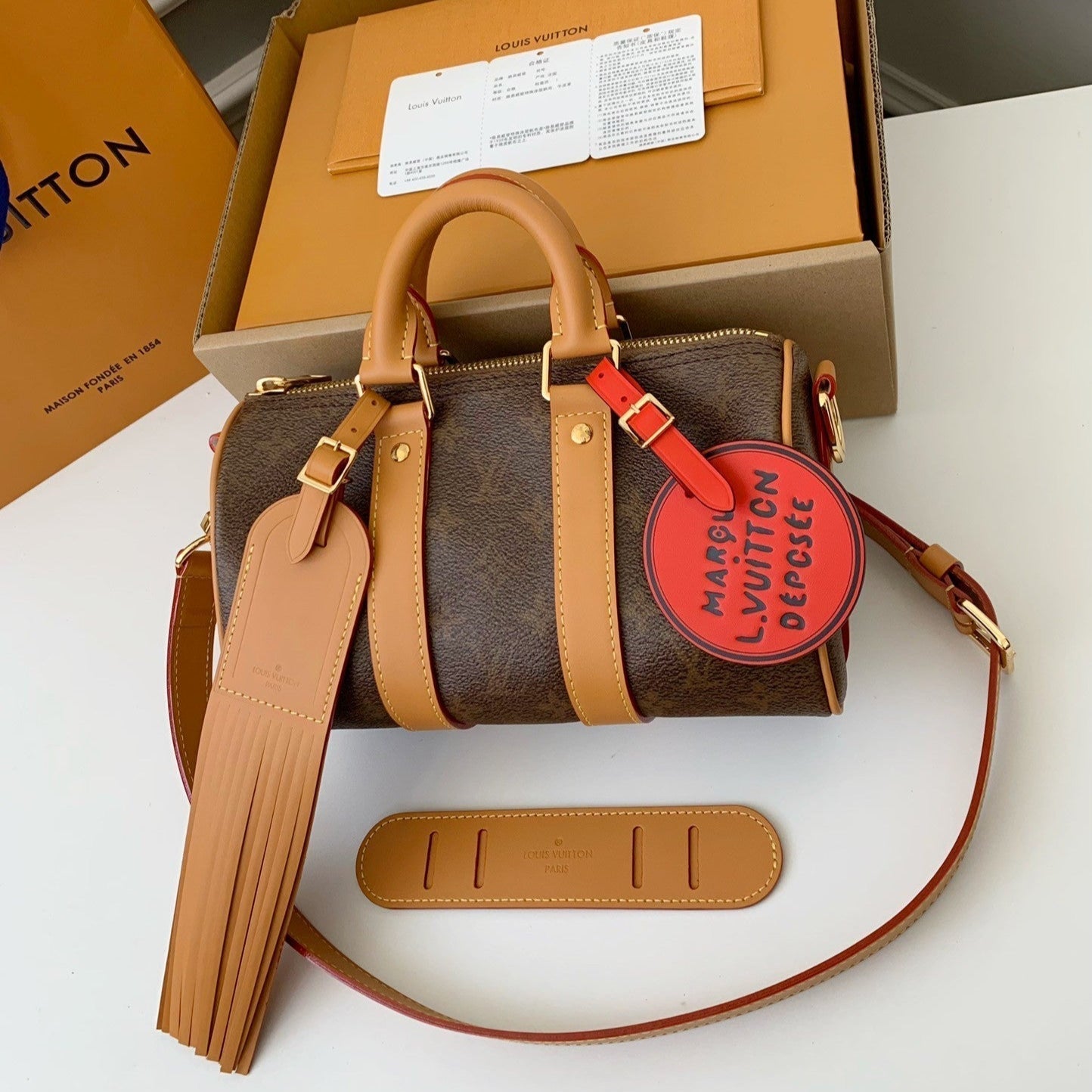LV Keepall Bandouli ère 25 handbag