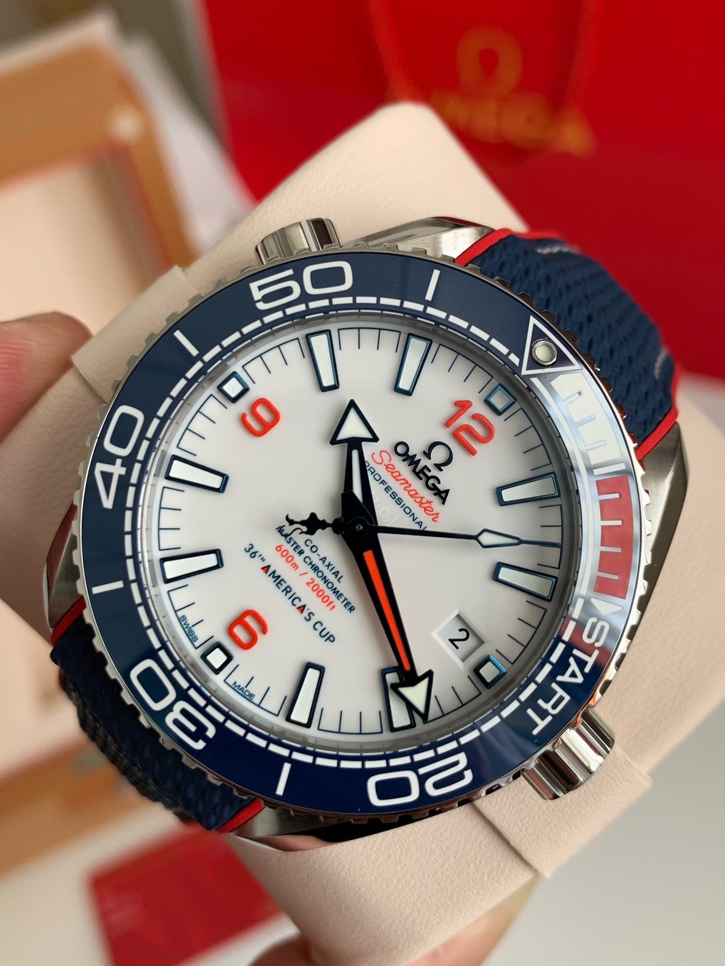 Omega Seahorse Series Ocean Cosmos Cup wristwatch,43.5mm