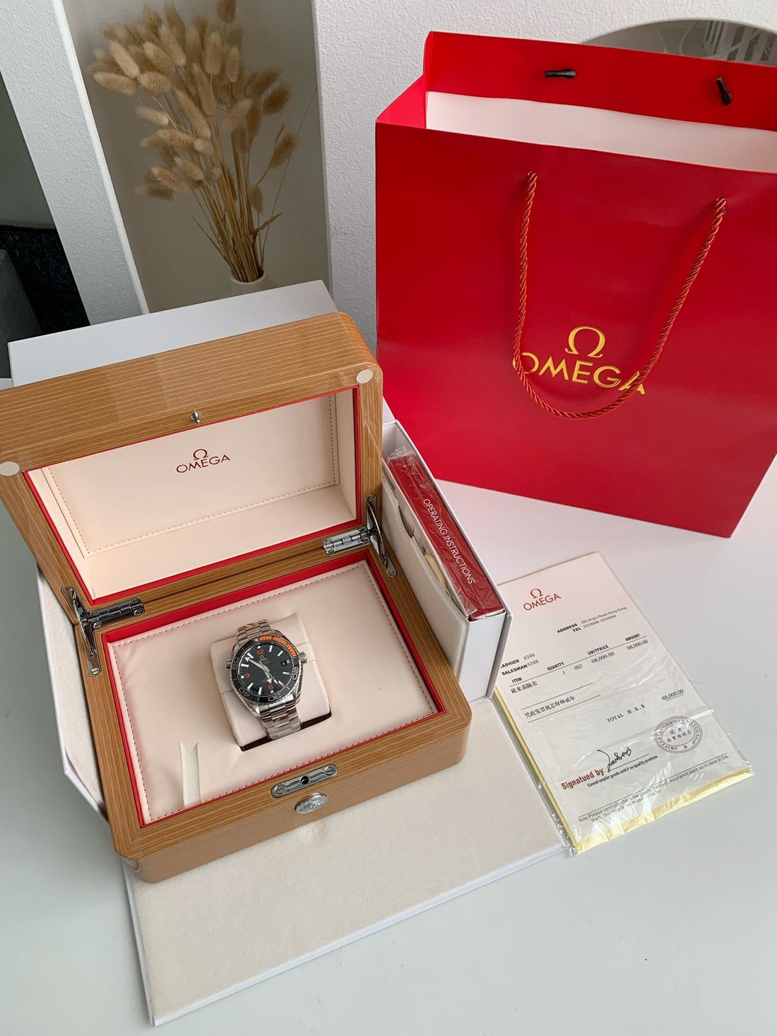 Omega Seahorse Series Ocean Cosmos Cup 600-meter dive wristwatch,43.5mm