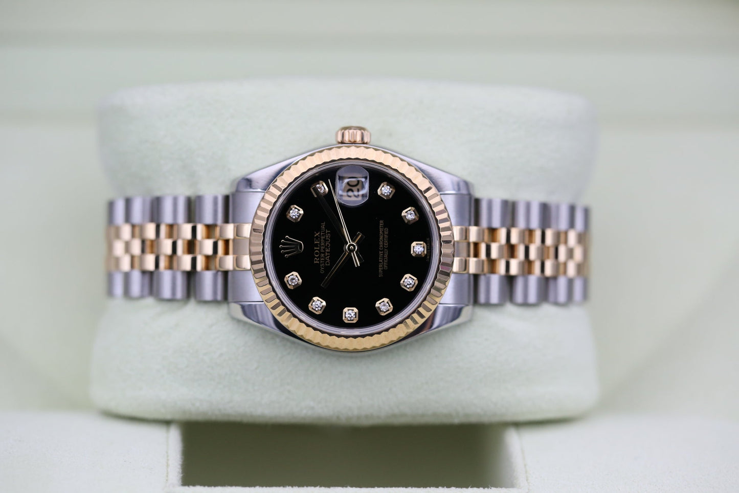 Rolx Black DATEJUST 31mm 2007