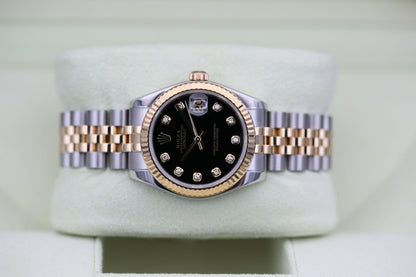 Rolx Black DATEJUST 31mm 2007