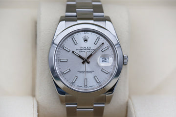 Rolx Silver DATEJUST 41mm 2018