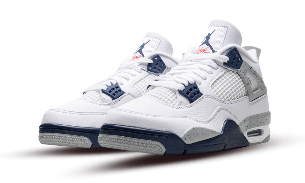 AJ 4 Retro 'White Midnight Navy'