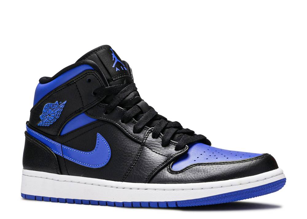 AJ 1 MID 'BLACK HYPER ROYAL'