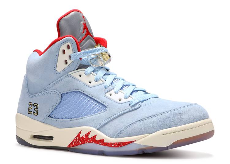 AJ 5 RETRO x TROPHY ROOM 'ICE BLUE'