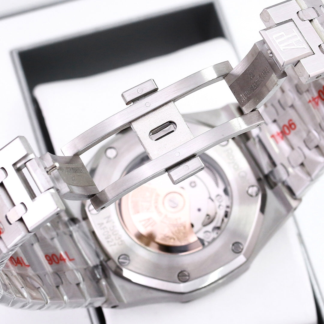 Audermaus Red - 904L White Steel - Automatic - 41mm