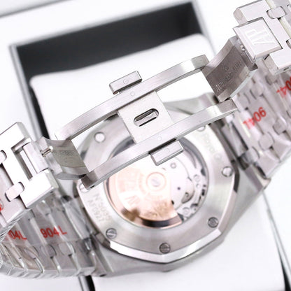 Audermaus Red - 904L White Steel - Automatic - 41mm