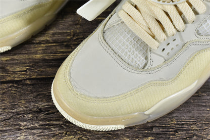 AJ 4 x Off-White 'Sail'