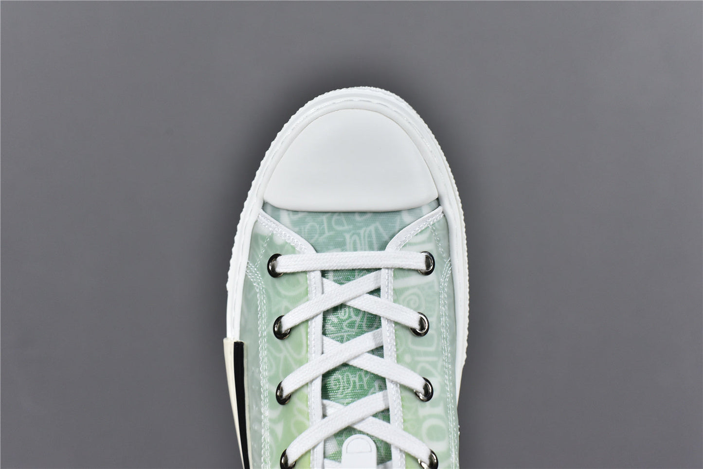 D!OR B23 High-Top Sneaker Yellow and Green
