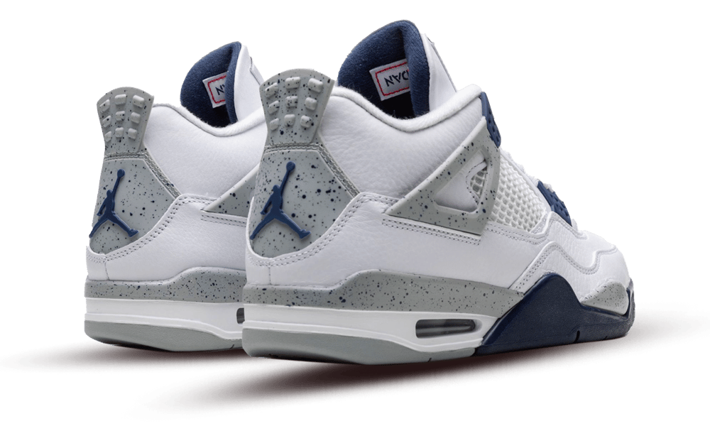 AJ 4 Retro 'White Midnight Navy'