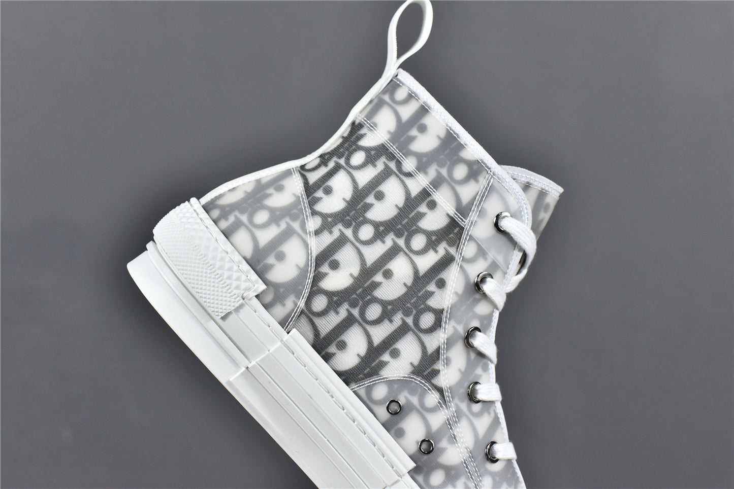 D!OR B23 High-Top Oblique Canvas