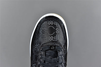 AF 1  x CLOT x Fragment Design 'Black Silk'