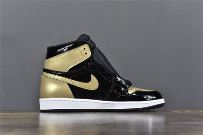 AJ 1 High 'Gold Toe Patent'
