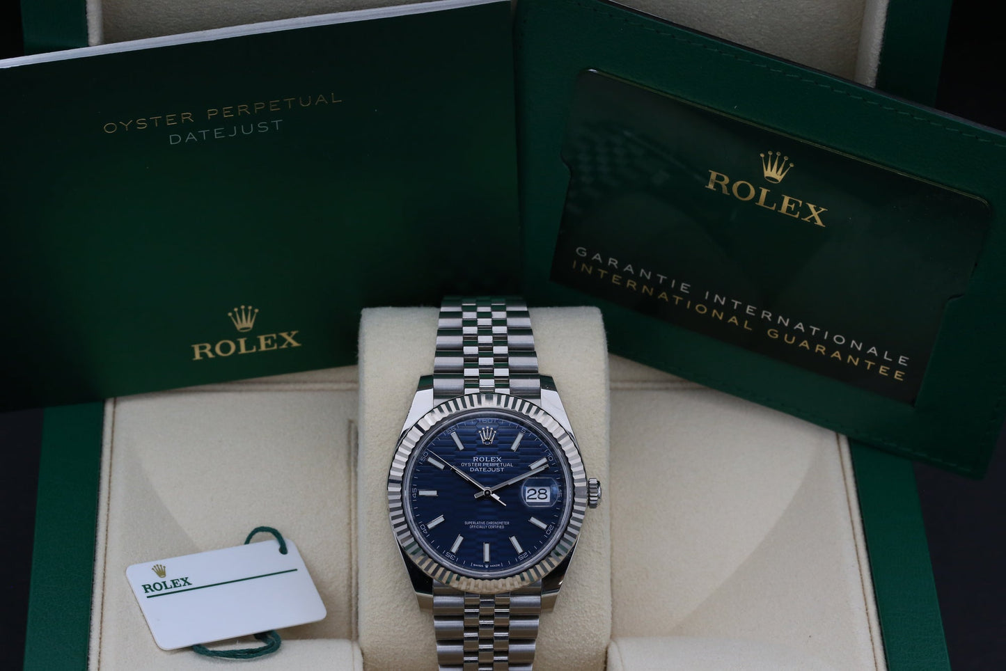 Rolx Blue Motif DATEJUST 41mm 2022