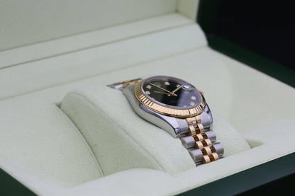 Rolx Black DATEJUST 31mm 2007