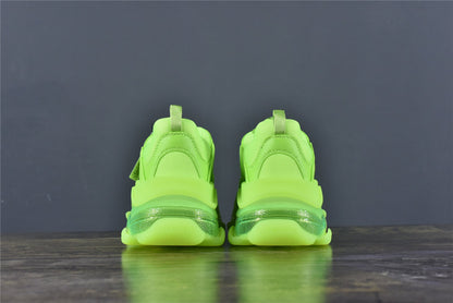 Bciaga Triple S Clear Sole Fluorescent Yellow