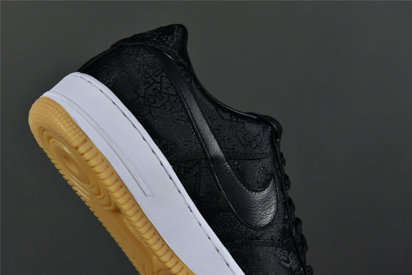 AF 1  x CLOT x Fragment Design 'Black Silk'