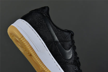 AF 1  x CLOT x Fragment Design 'Black Silk'