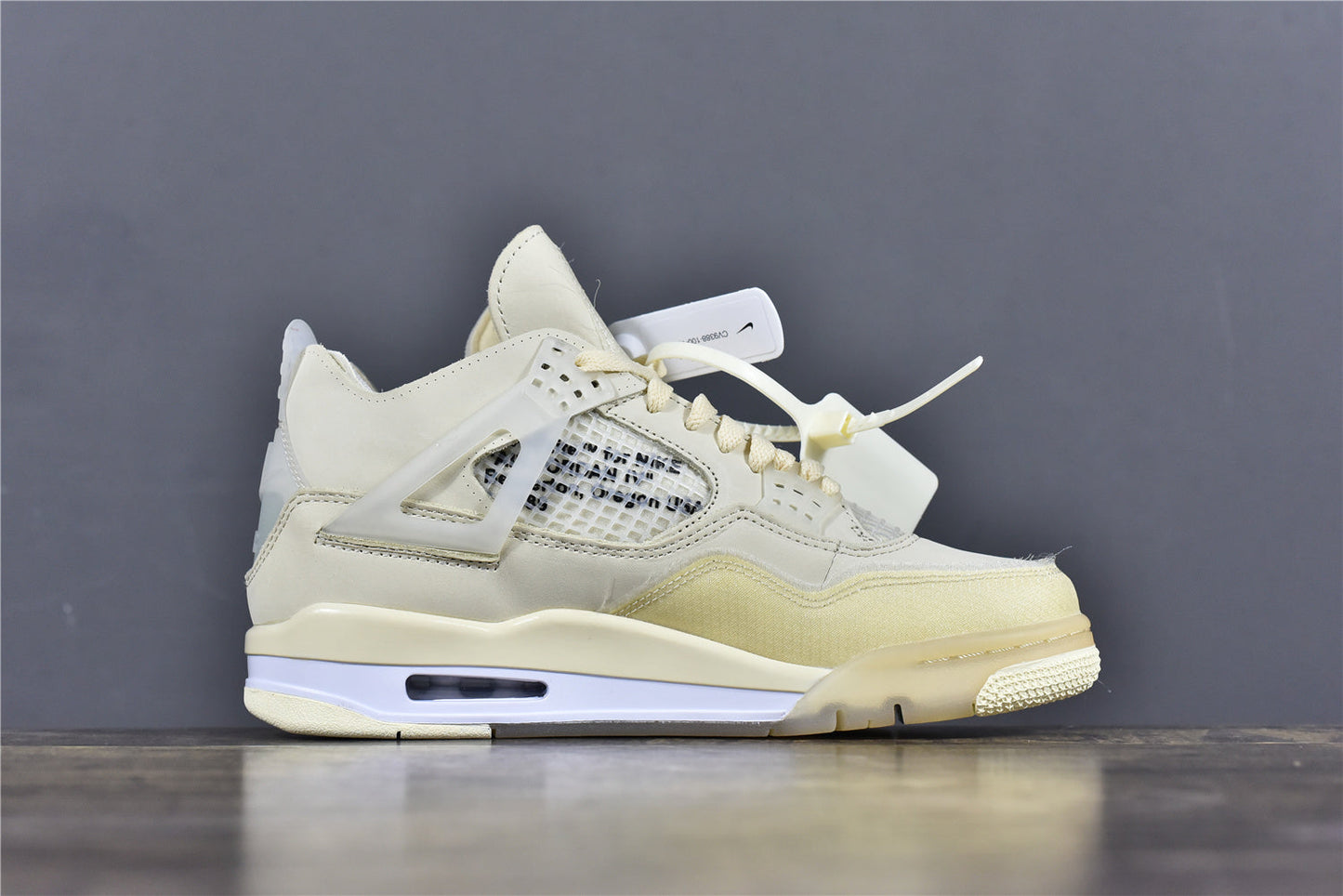 AJ 4 x Off-White 'Sail'