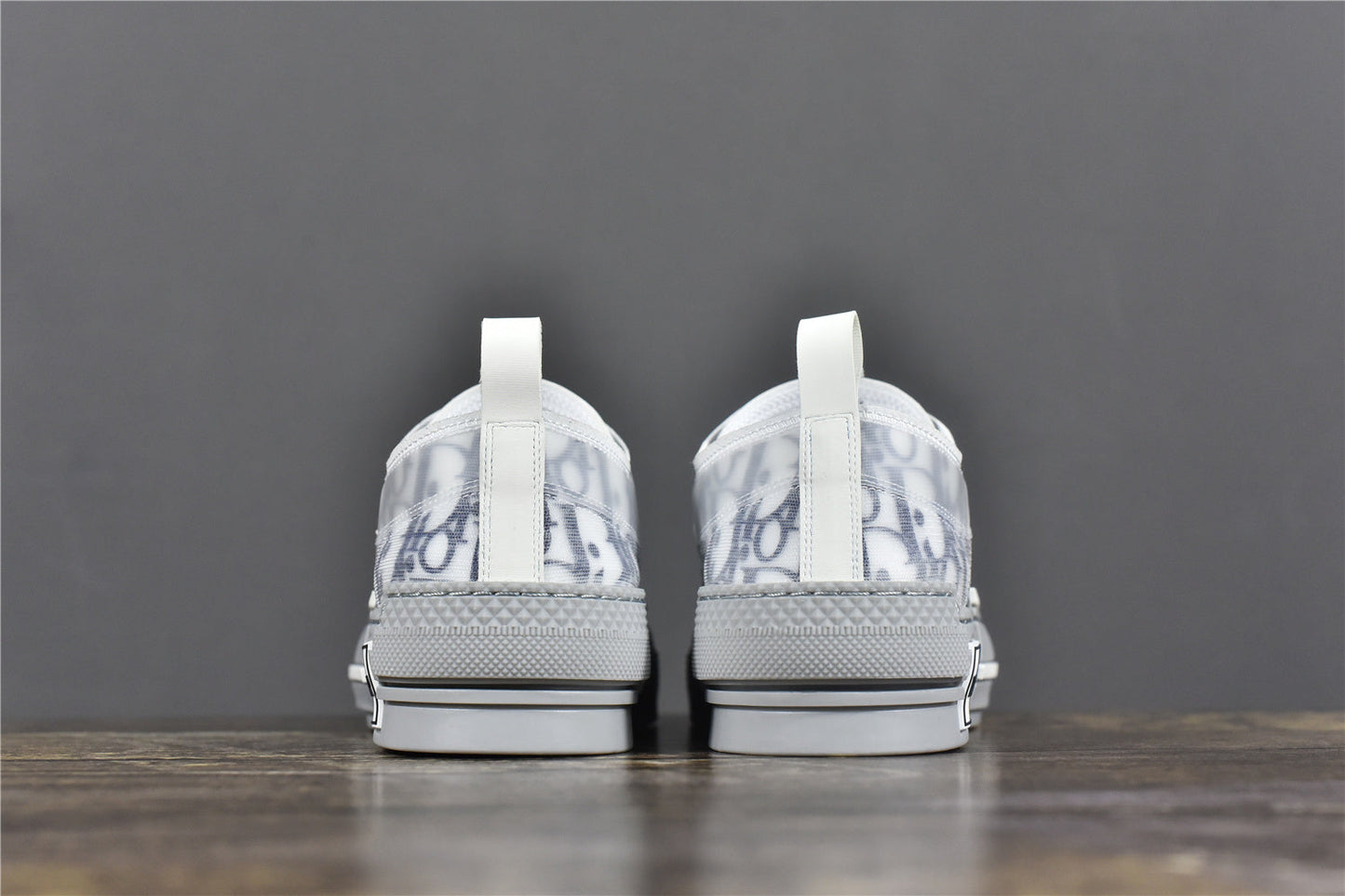 D!OR B23 Low-Top Navy Blue Oblique Canvas