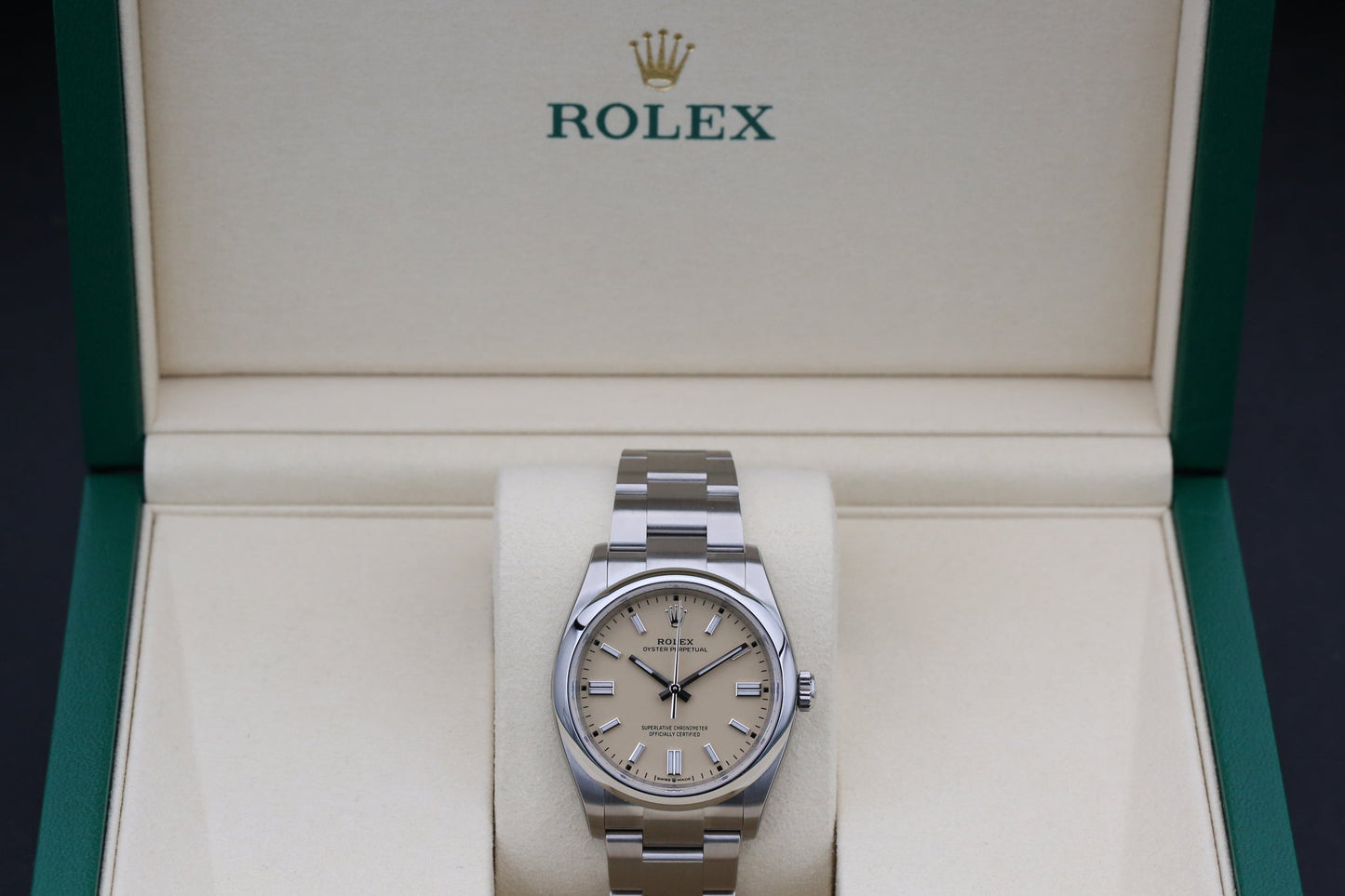 Rolx Beige OYSTER PERPETUAL 36mm 2025