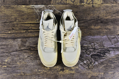 AJ 4 x Off-White 'Sail'