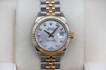 Rolx Silver Diamond DATEJUST 28mm 2018