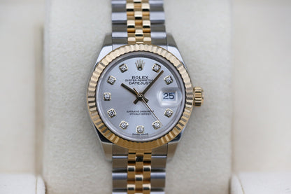 Rolx Silver Diamond DATEJUST 28mm 2018