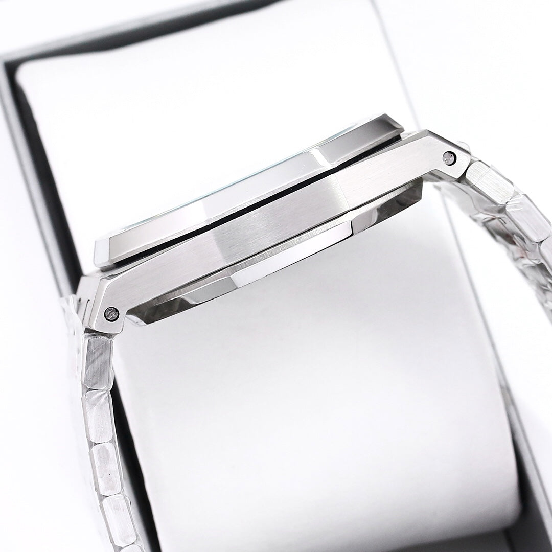 Audermaus Red - 904L White Steel - Automatic - 41mm