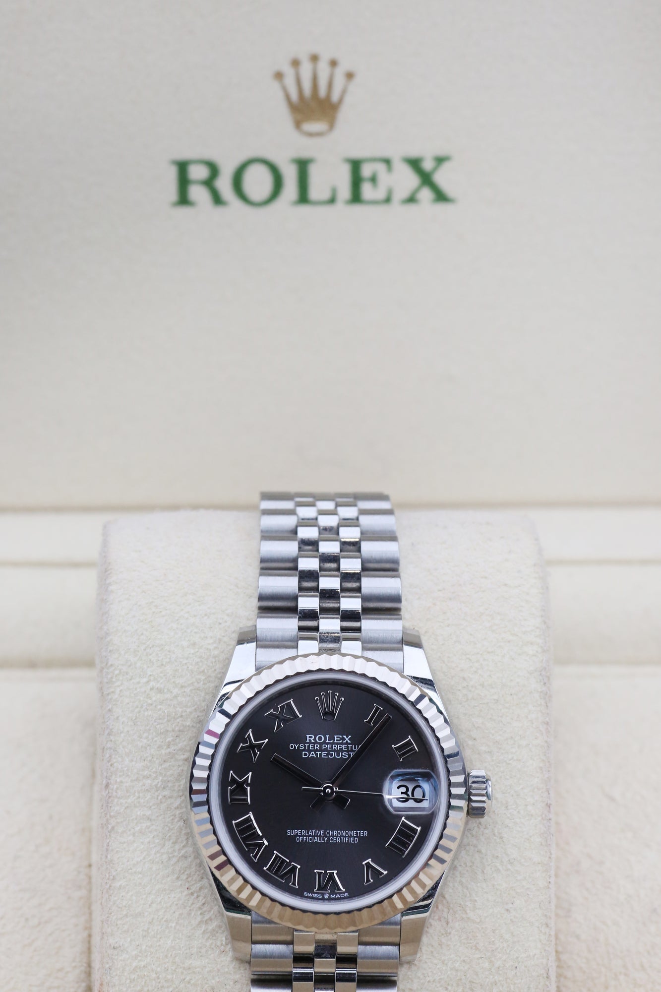 Rolx Rhodium Roman Numeral DATEJUST 28mm 2018